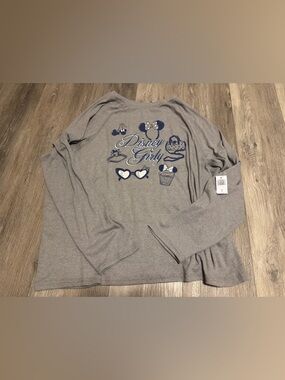 Disney Parks Disney Girly Long Sleeve Shirt 1X NWT